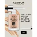CATRICE Тональная эмульсия HD Liquid Coverage Foundation, 30 мл, оттенок: 020 Rose Beige, 1 шт.