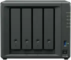Synology DS423+ Сетевое хранилище 4x2.5/3.5 SATA, Intel Celeron J4125/4x2GHz, 2GB DDR4, 2x1 Гбит/с, 2xUSB