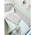 Бортики плоские со съемными чехлами, бортики в кроватку для новорожденных