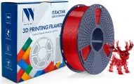 Филамент NV Print PLA+ Transparent Red для 3D печати диаметр 1.75мм длина 330 метров масса 1 кг