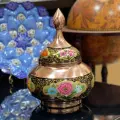 Сахарница Персидский базар Ташир Иран, ручная работа, медная, 24x18 см