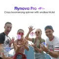 Flynova Pro Flying Ball Boomerang Spinner с динамической RGB-подсветкой и управлением ручкой (синий шар + ручка)
