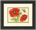 70-65116 Набор для вышивания крестом DIMENSIONS Poppy Pair Пара маков