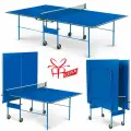 Теннисный стол складной компактный Blue с сеткой