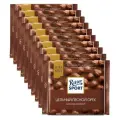 Ritter Sport Риттер шоколад молочный Цельный лесной орех, 10 шт по 100 г