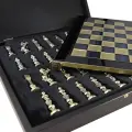 Шахматный набор Manopoulos Ренессанс, 36*36 см, деревянная доска, фигуры из дерева и металла