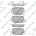 SANGSIN BRAKE SP1709 1шт Комплект тормозных колодок SANGSIN sp1709