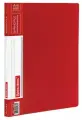 10 шт, Папка с металлическим скоросшивателем и внутренним карманом BRAUBERG Contract, красная, до 100 л, 0,7 мм, бизнес-класс, 221783