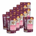Влажный корм AWARD Healthy growth для котят от 1 месяца кусочки в соусе с индейкой 85г х 12 шт.