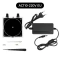 AC 110-240 В в DC 48 В 60 Вт Bluetooth музыка Тесла катушка дуга плазменный динамик беспроводная передача эксперимент настольная игрушечная модель, black EU Plug