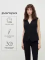 Жилет Pompa Весна-лето 2025, размер 42-170, черный