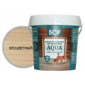 Бор Защитная пропитка для дерева Aqua для наружных работ, Бесцветный 0,9 кг