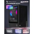 Корпус Warrior Z7M + 3 ARGB вентилятора + закаленное стекло, Micro-ATX, Mini-ITX