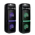 Напольная светящаяся беспроводная колонка Mivo MD-108 800 ватт с караоке