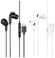 Проводные наушники M83, Type-C, Original series earphones, HOCO, вакуумные с микрофоном, белые