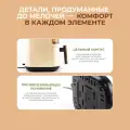 Аэрогриль Camel Air Fryer 6 л, 1200 Вт, механическое управление, 3D-нагрев, белый