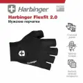Фитнес перчатки Harbinger Flexfit 2.0, мужские, черные, S