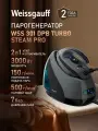 Парогенератор Weissgauff WSS 301 DPB Turbo Steam Pro, мощность 3000 Вт