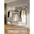 Гардеробная система Abelle AB-1835 MAX белый, металл,213х205х35см
