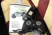 Детский электромобиль RiverToys E001EE BUGGY Бело-синий