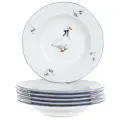 Набор глубоких тарелок 6 шт. 23 см Bernadotte декор Гуси