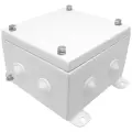 Коробка монтажная распределительная Гефест КМ-А-1515, 150х150х100, 8 вводов, IP55, металлическая