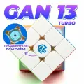 Набор Gan 13 Maglev Magnetic UV 3x3 / Устойчивый + Мат Красный + Смазка v1