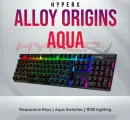 Игровая клавиатура HyperX Alloy Origins HyperX Aqua Switches русская (4P5N9AA#ABA)