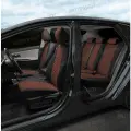 Комплект чехлов Автопилот Алькантара ромб Chevrolet Cruze Sd/Hb/Wag c 09-15г. Черный + Шоколад