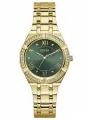Наручные часы GUESS Cosmo, зеленый