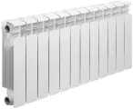 Радиатор биметаллический Rifar Base 350 мм 12 секций 1 боковое подключение белый