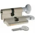 Цилиндровый механизм с вертушкой 164 SM/80 (35+10+35) mm никель 5 кл, 25575, Kale Kilit