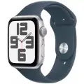 Смарт-часы Apple Watch SE 2023 GPS 44mm Silver Aluminum Case with Blue Sport Band S/M