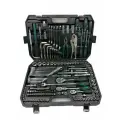 Набор инструментов TOOLS, 150 Plus предмет, автомобильный, для авто, хром-ванадий, ударопрочный кейс