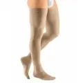Чулки mediven plus, закрытым носком на широкое бедро, 200WC 2 класс Medi, размер 4, Карамель, Стандартная