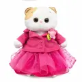 Мягкая игрушка Кошечка Ли-Ли в жакете с цветком и юбке, 24см