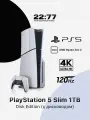 Игровая приставка Sony PlayStation 5 PS5 Slim, белый Slim 1Tb, Disk Edition (с дисководом)