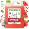 Средство для мытья посуды Synergetic Арбуз, с антибактериальным эффектом, 5 л