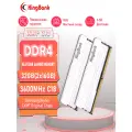 KingBank Оперативная память Sliver Heatsink DDR4 UDIMM 3600MHz 2*16ГБ Silver Heatsink(Samsung/Hynix/CXMT C18)