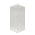 Душевая кабина Triton Вельвет-К, квадратная, белая, 90x90 см