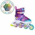 Раздвижные роликовые коньки Alpha Caprice Ck-sk-a310-1 Violet (антистресс сквиш лапка в подарок) размер L (37-40)
