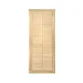 Дверь глухая с прокладкой из фольги, 1,7х0,7 м, липа Класс Б, короб из липы Банные штучки