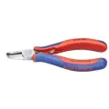Кусачки KNIPEX торцевые для электроники, маленькая фаска, узкие губки 35 град, 120 мм, 2-комп ручки KN-6472120