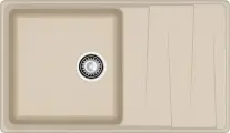 Мойка кухонная GranFest LEVEL GF-LV-860L кашемир