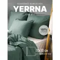 Наволочки 70х70 YERRNA комплект 2 шт, алог икеа, 100% хлопок, сатин, цвет васаби