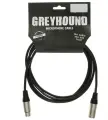 KLOTZ GRG1FM05.0 GREYHOUND готовый микрофонный кабель, никелированные разъемы Klotz XLR мама XLR папа, длина 5 м