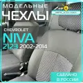 Чехлы Chevrolet Niva с 02-13г ( Шевроле Нива ) _ 2002 2003 2004 2005 2006 2007 2008 2009 2010 2011 2012 2013 / На автомобильные сиденья _ Жаккард _ черные