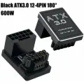 12VHPWR PCie 5.0 угловой адаптер 180 градусов черный STD алюминиевый