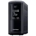 Интерактивный ИБП CyberPower VP700EILCD 16 мм черный 390 Вт