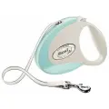 Поводок-рулетка для собак Flexi Style M ленточный 5 м 7 мм мятный